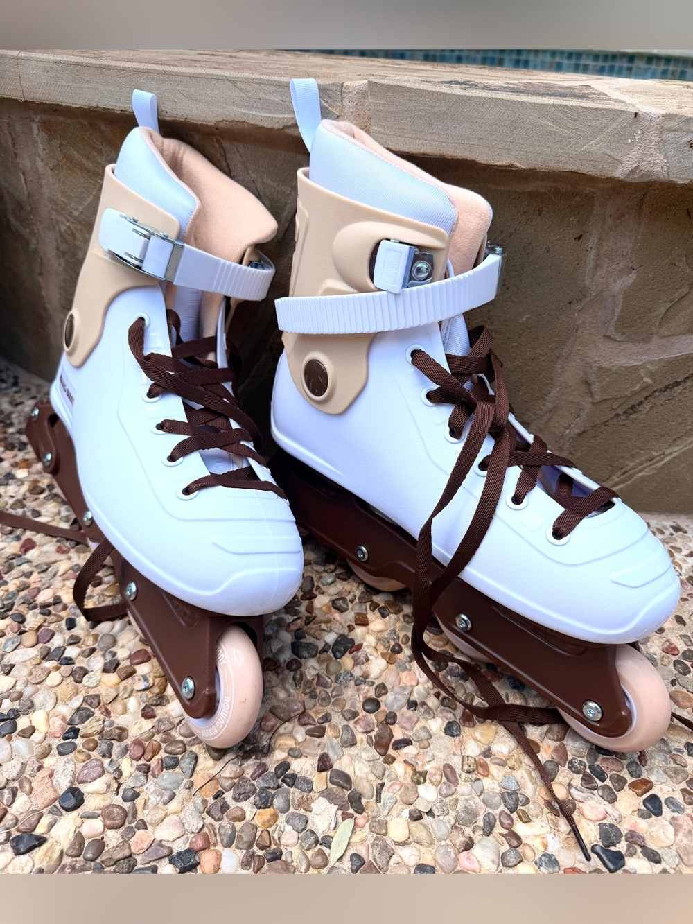 Rolling Bunny roller blades